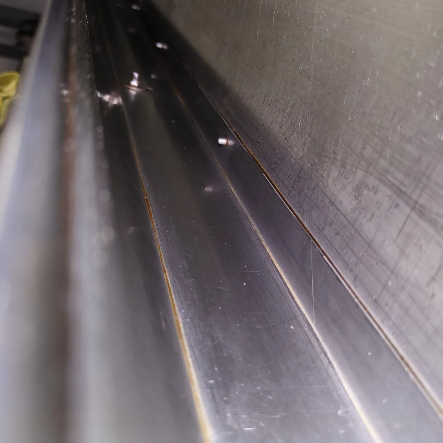 Canopy plenum after cleaning