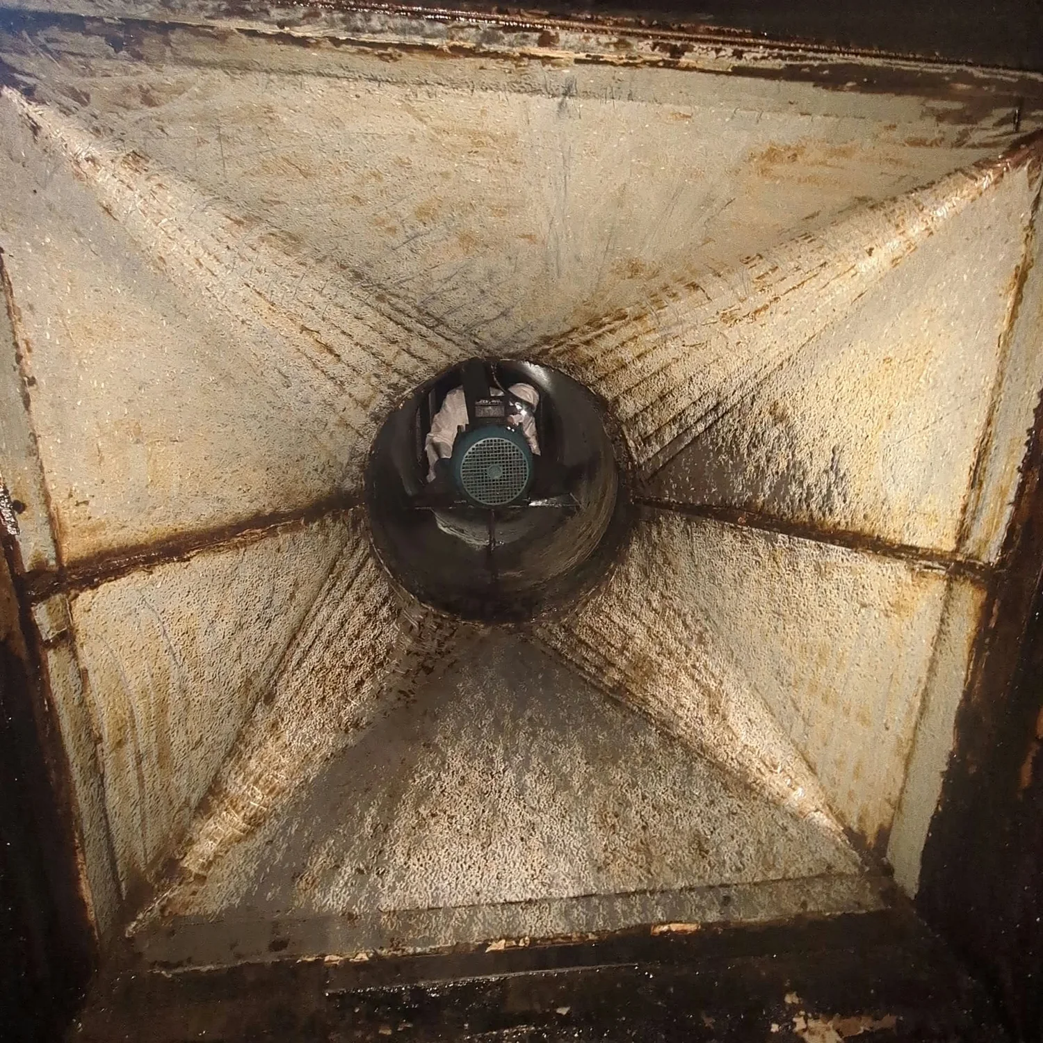 Fan transition after cleaning