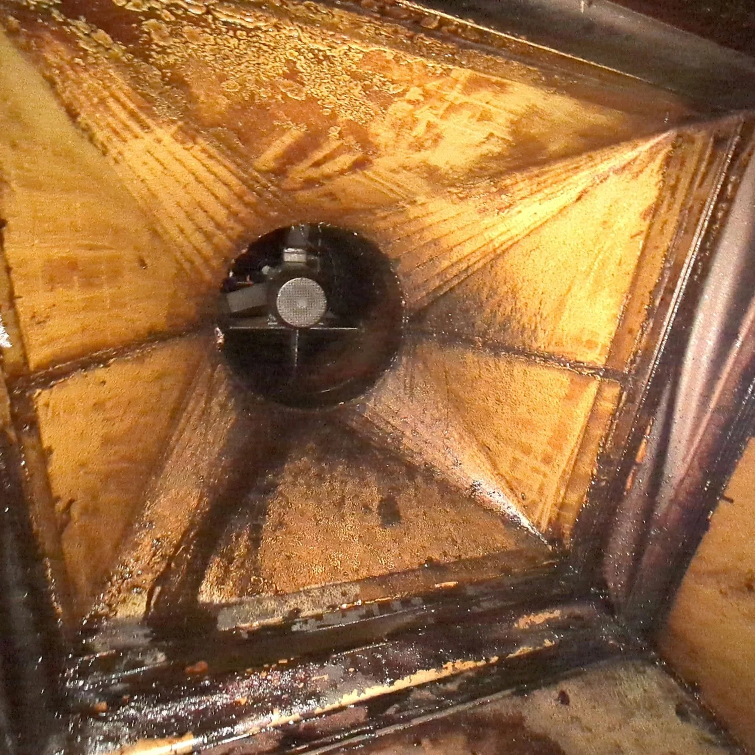 Fan transition before cleaning